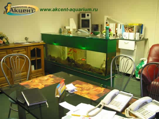 Акцент-Аквариум, аквариум - барная стойка 300 литров